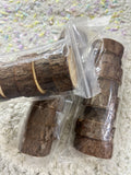 Organic Baked Apple sticks/ wood with drilled holes back by popular demand
