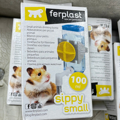 Ferplast Sippy Bottle (free binder clip and screws for acrylic cages)