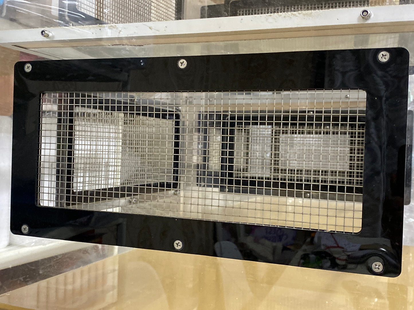 Window Mesh Frame replacement for acrylic cage x 1 and acrylic sheet to cover mesh x 1 (for those with my cages)