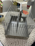 Clearance: Wire Mesh Carrier with pee pan and handle for single chinchilla