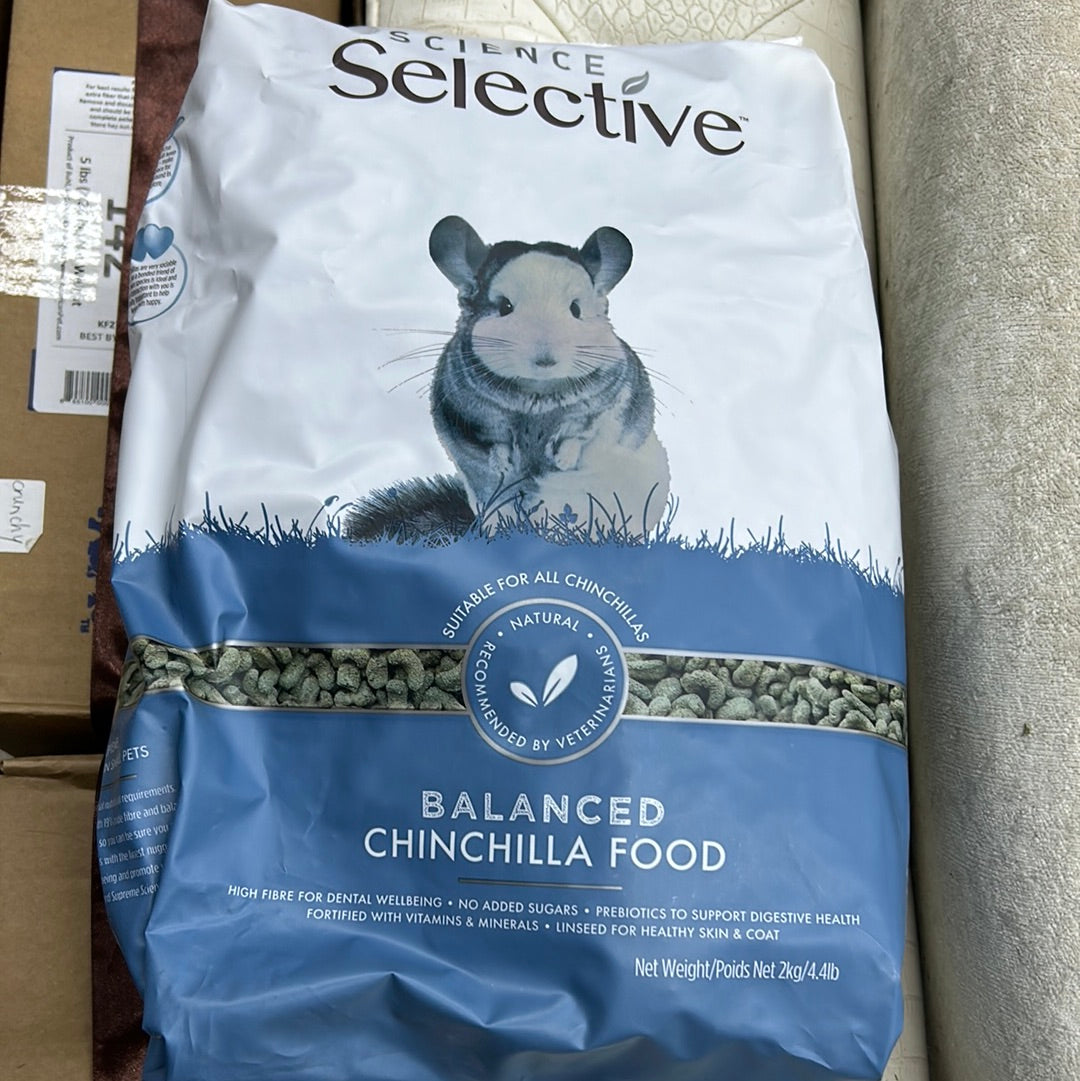 Supreme Science Selective Fortified Chinchilla Diet expiry Dec 2025