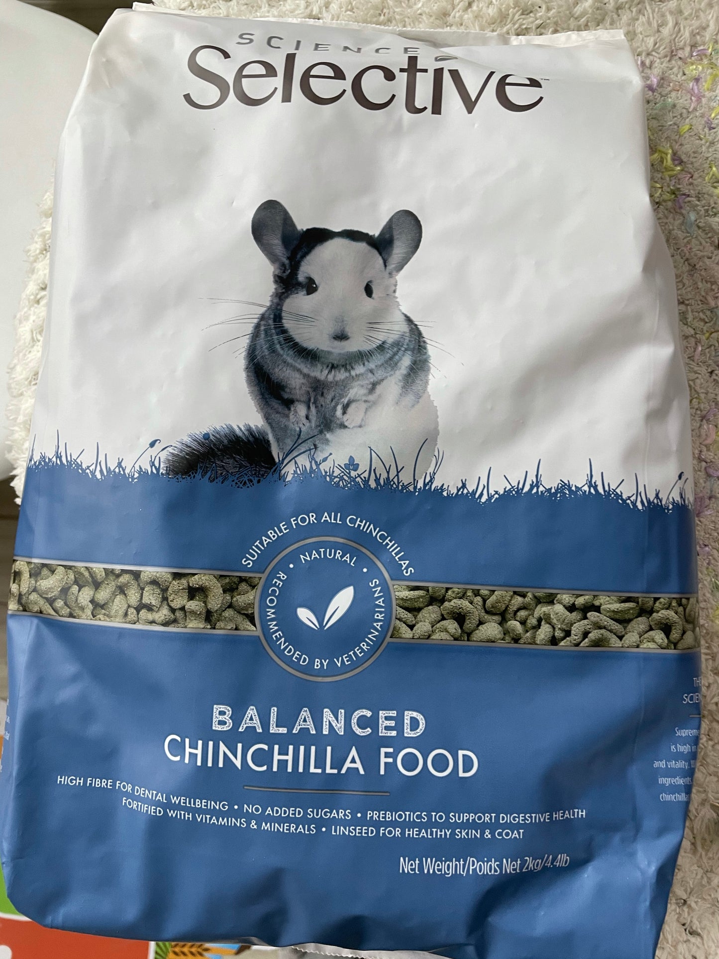 Supreme Science Selective Fortified Chinchilla Diet expiry Dec 2025