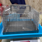 Clearance: Wire Mesh Carrier with pee pan and handle for single chinchilla