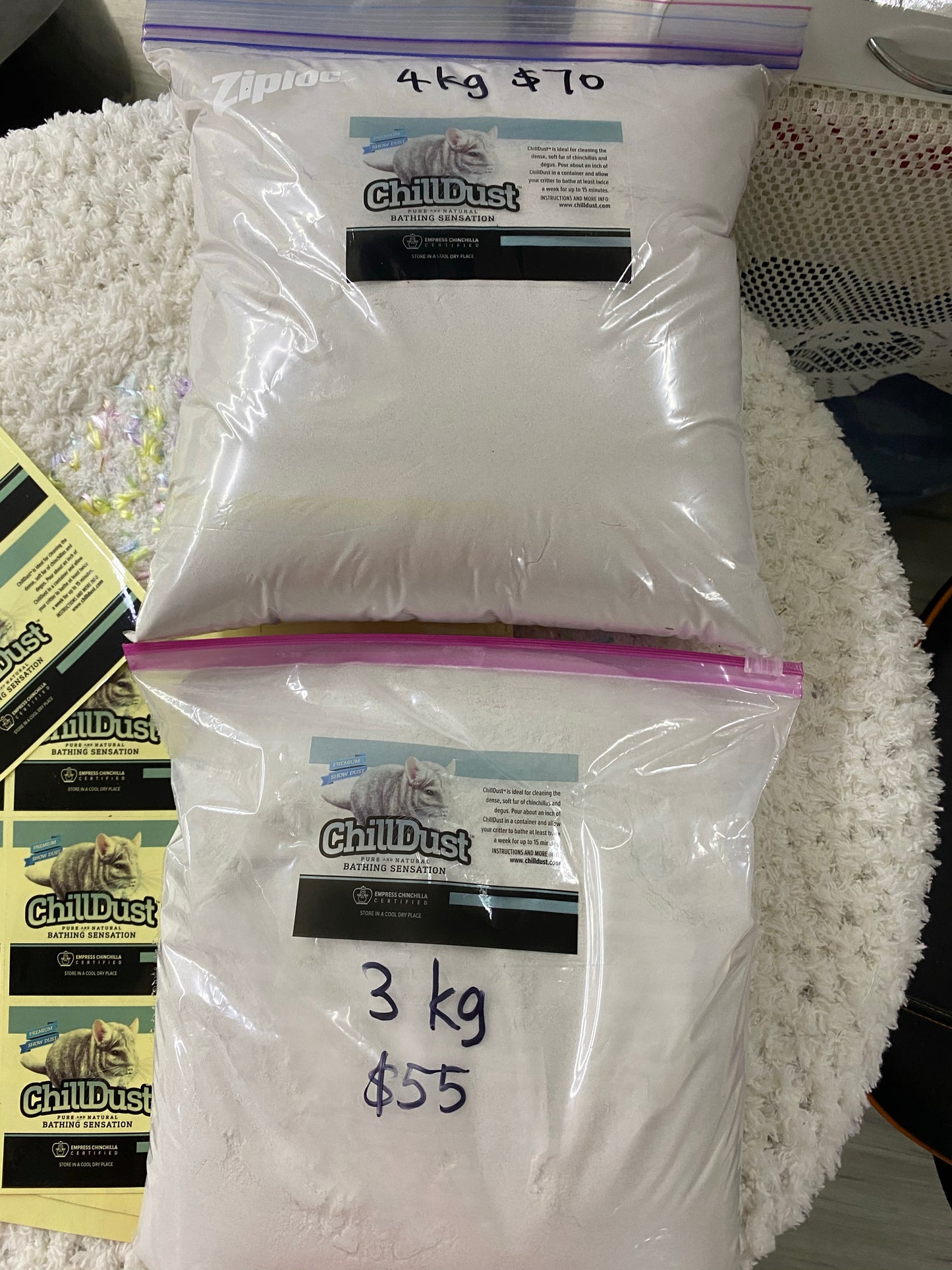 Authentic Chilldust Bath Dust Powder ECBC standard, imported and packed by HESS pumice USA