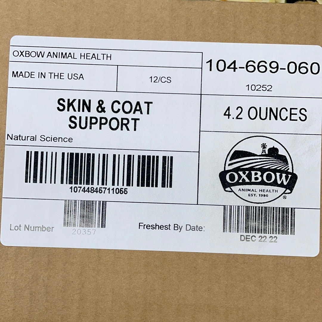 Oxbow Skin and Coat expiry Feb 2026