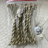 Organic seagrass twists from USA 12 pieces