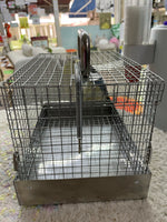 Clearance: Wire Mesh Carrier with pee pan and handle for single chinchilla