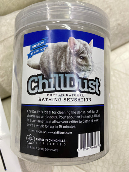 Authentic Chilldust Bath Dust Powder ECBC standard, imported and packed by HESS pumice USA