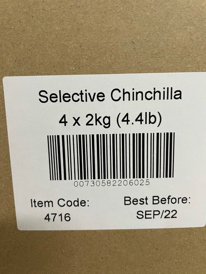 Supreme Science Selective Fortified Chinchilla Diet expiry Dec 2025