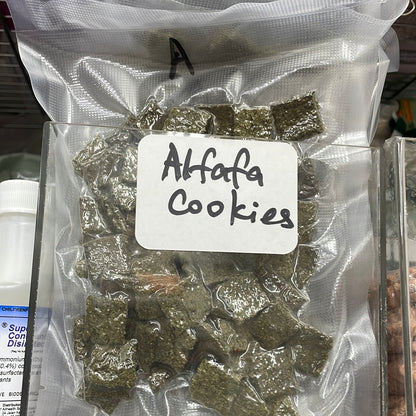 Alfalfa cookies highly popular and very limited