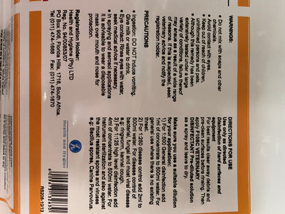 F10SC 200 ml Veterinary Disinfectant concentrate (Safe for All Pets) 1 ml syringe foc Expiry Oct 2025/ Aug 2026