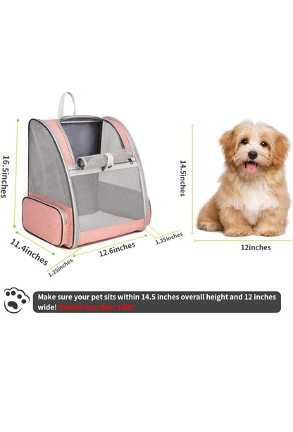 Backpack Fabric Pet Carrier imported from USA suitable for chinchillas