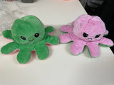 Octopus reversible soft toy 2 colours each piece