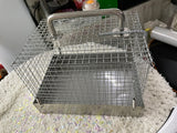Clearance: Wire Mesh Carrier with pee pan and handle for single chinchilla